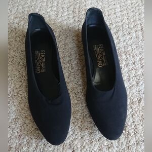 Salvatore Ferragamo demi low wedge size 7.5
